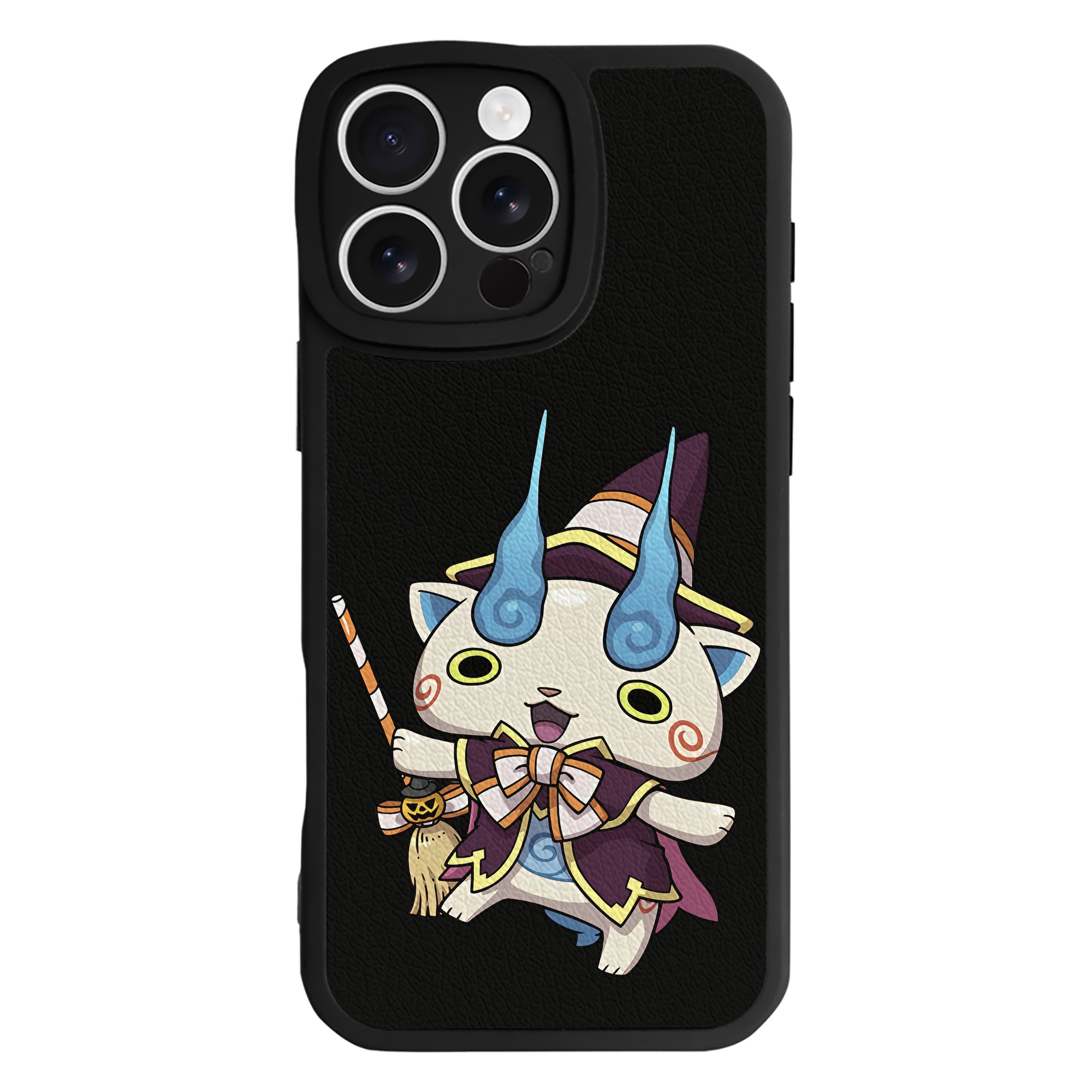 （画像用） 妖怪ウォッチ Yo-kai Watch 【iPhone 16シリーズ対応】シリコンスマホケース（レザー調） 材質：シリコン